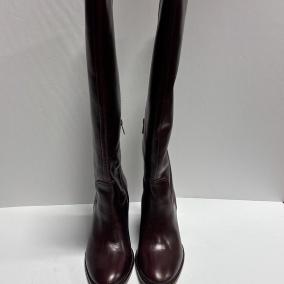 Vince Camuto Wide Calf Burgundy Boots - Picture 5 of 6